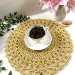 Nerti padėkliukai, 35 cm, auksiniai